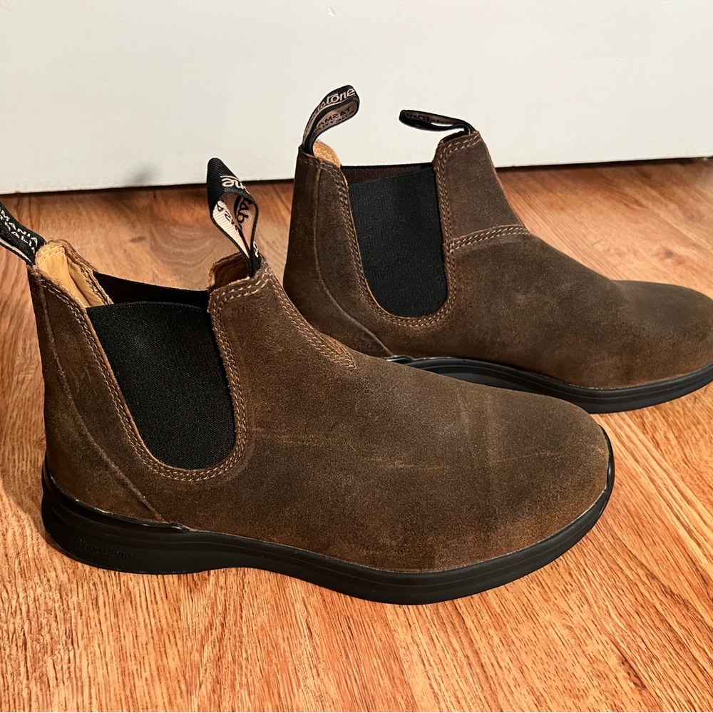 Blundstone Men's Dark Brown Suede Boots